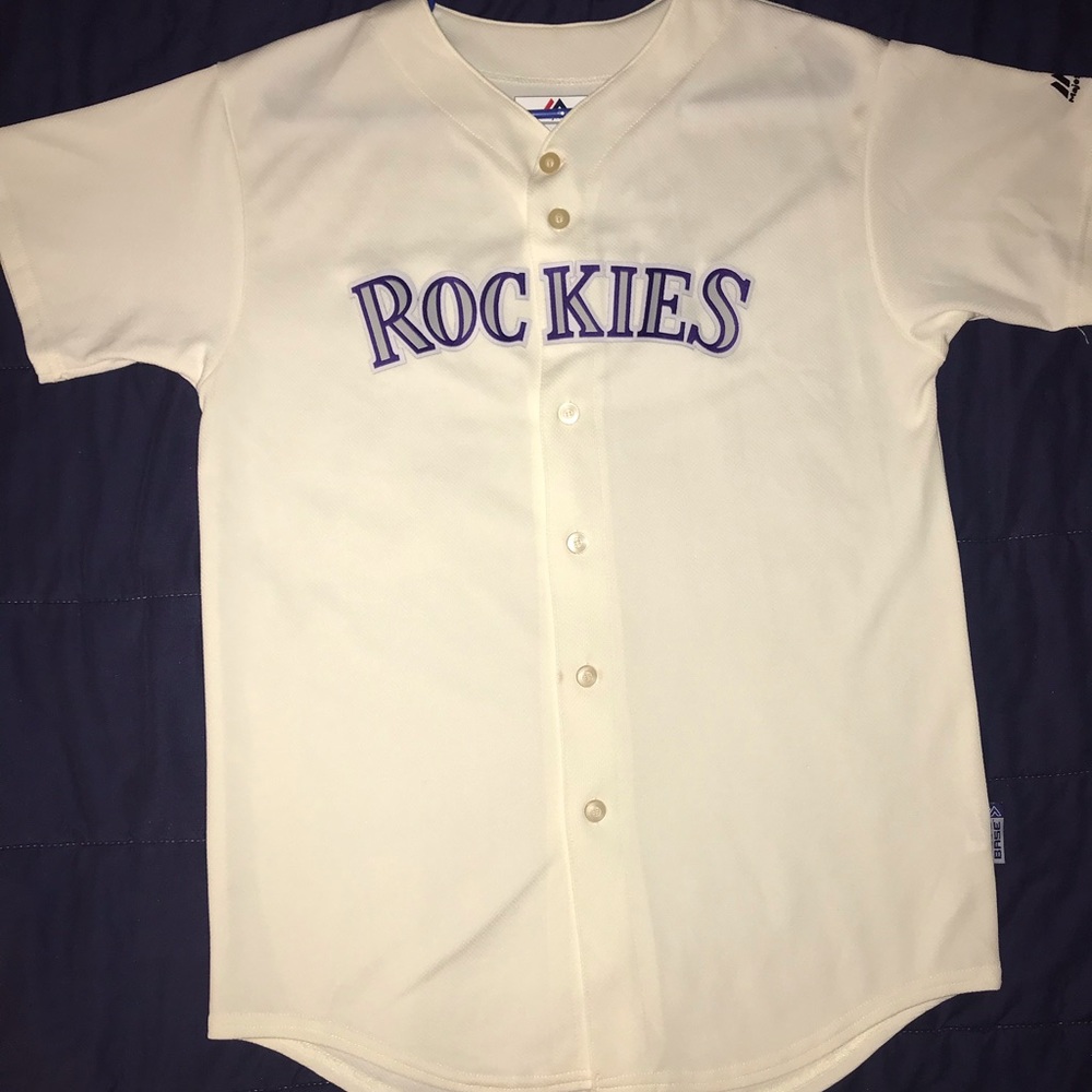 Colorado Rockies Majestic 
Mens Jersey Medium